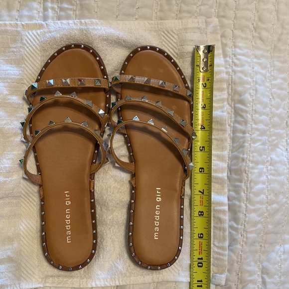 STEVE MADDEN STUDDED SANDALS - Picture 8 of 11